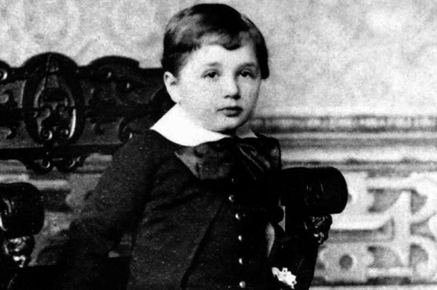 Albert Einstein when young