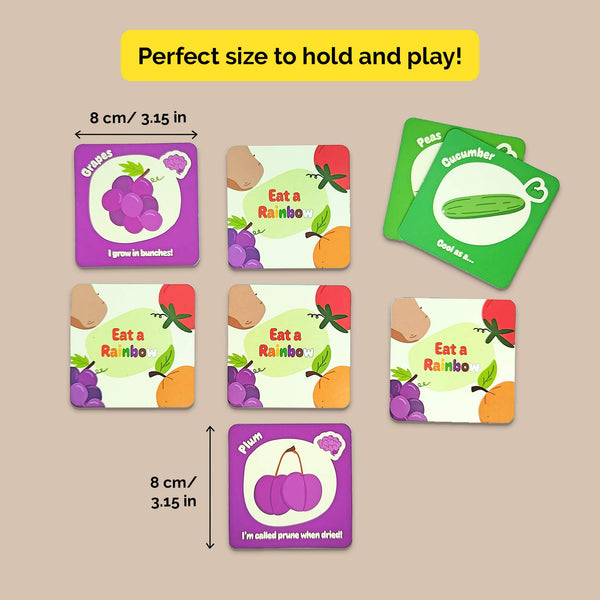 Snap-Cards & Trivia Game Set (4 Years+) I Eat A Rainbow I Pack of 5