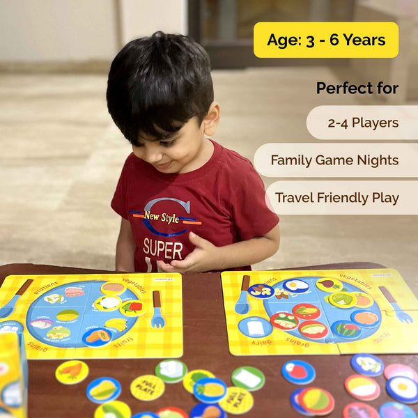 Double-Sided Board Game For Toddlers (3+ Years)