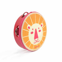 Wooden Musical Lion Tambourine Toy (1 Years+)