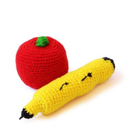 Crochet Fruits Soft Toy Set for  - 1 Years+