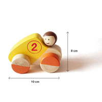 Wooden Vehicles- Set of 3  - 2 Years+