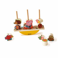 Peppa Pig Wooden Blocks Balancing Game - (3 Years+)