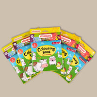 Colouring Book & Organic Crayon Kit (3 Years+) | Farm Theme | Pack of 5