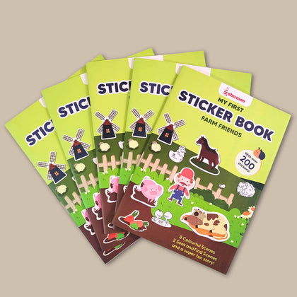 Farm Themed Sticker Book - Pack Of 5 (3+ Years)