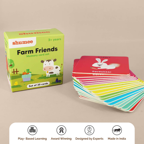 Farmyard Friends Memory Card Game set (3 Years+)