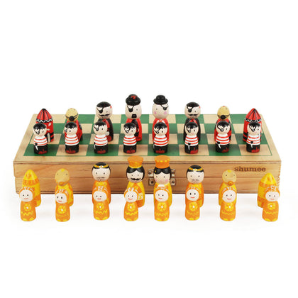 Pirates vs Royals Wooden Chess Set  - 4 Years+