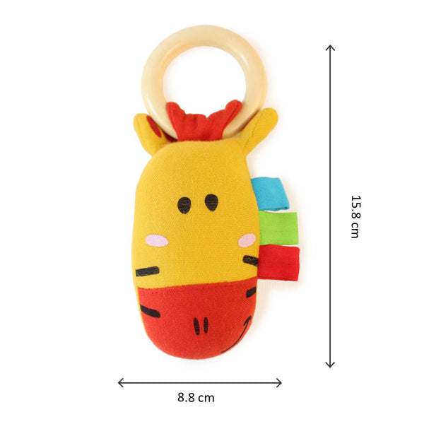 Baby Giraffe Teether Ring Toy for - 0 Months+