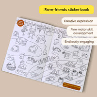 Farm Friends Sticker Book  (200+ stickers) - 3 years+