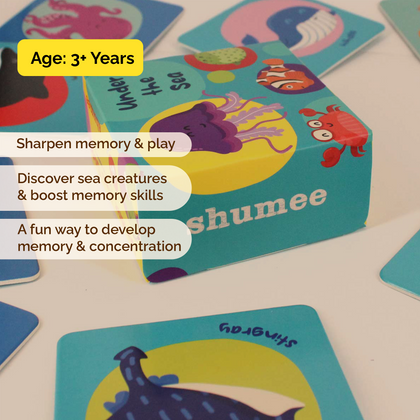 Under The Sea Memory Card Game - 3 Years+