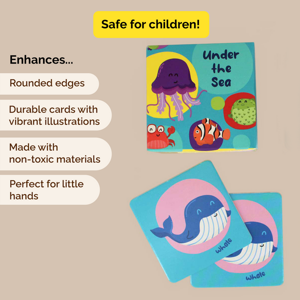 Under The Sea Memory Card Game - 3 Years+