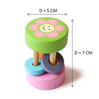 Wooden Sunny Rattle for Babies (0 Months+)