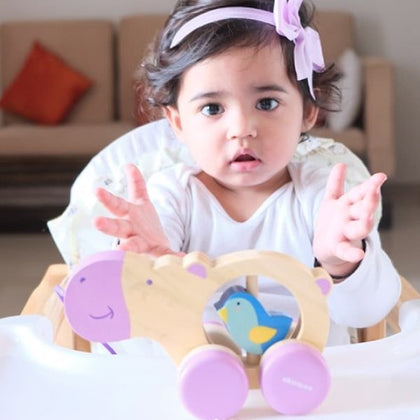 Wooden Haley Pull-Along Hippo Toy (1 Years+)