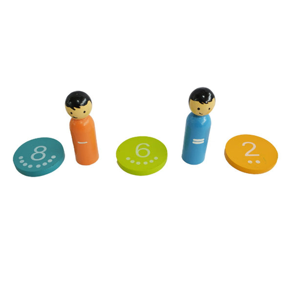 Wooden Number Friends Math Learning Kit (3 Years+)