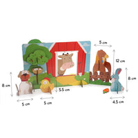 Farm Friends DIY Box and Coloring book (3-8 years)