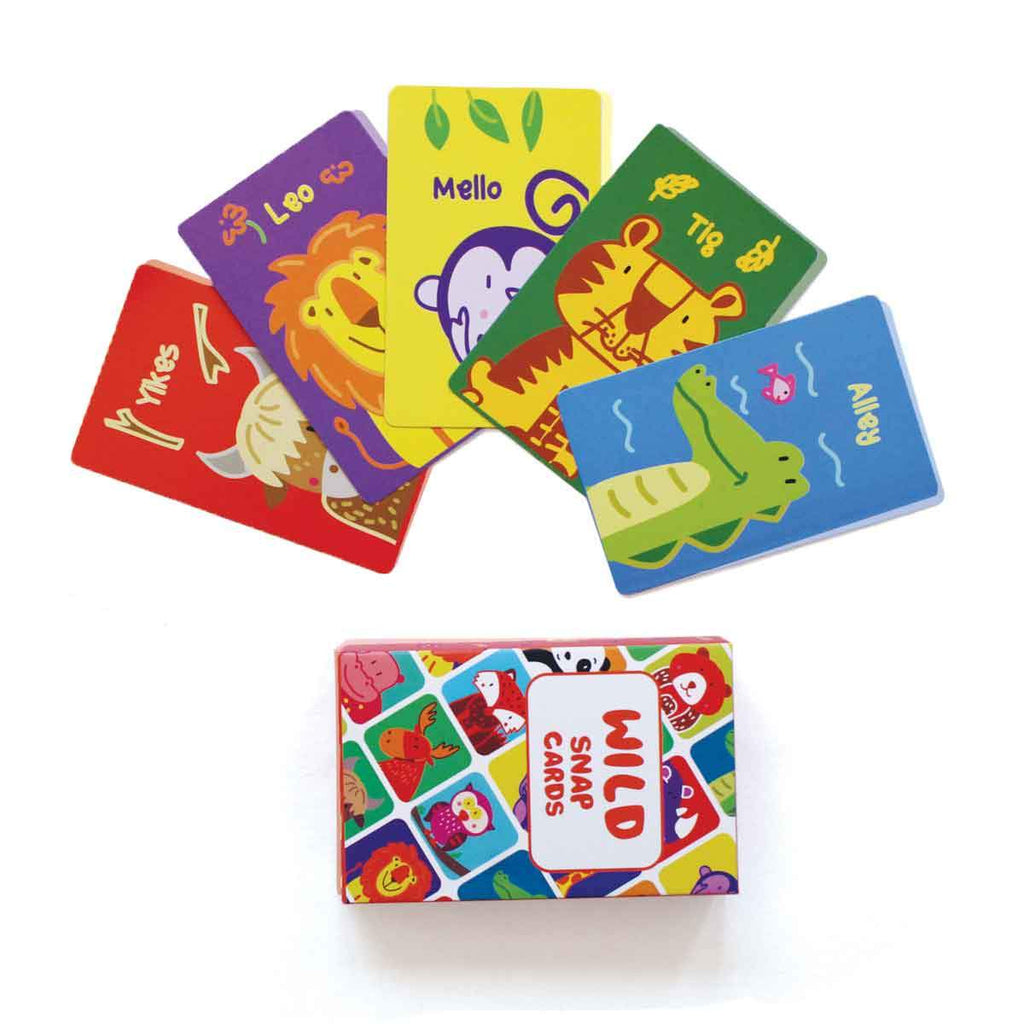 Snap Cards Buy Animal Snap Card Game for Toddlers Online in India Shumee