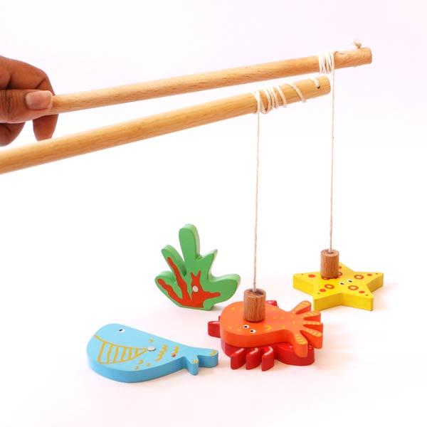 Kids magnetic cheap fishing rod