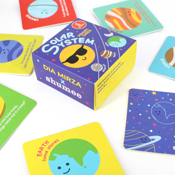 Solar System Memory Card Game set With 20 Cards (3+ Years)