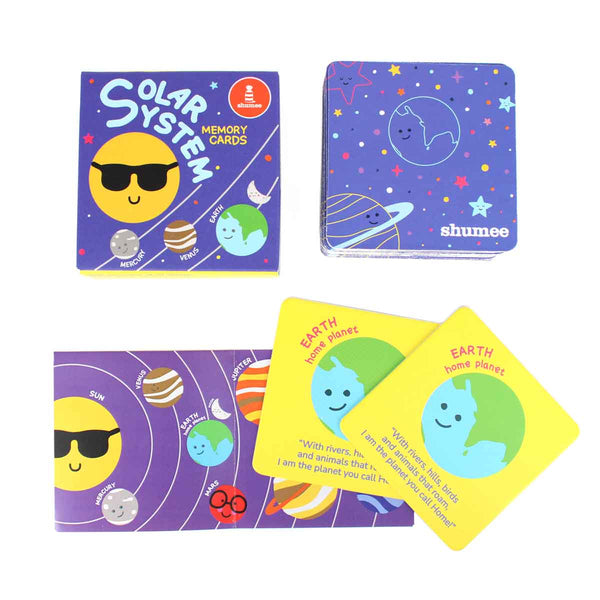 Solar System Memory Card Game set With 20 Cards (3+ Years)