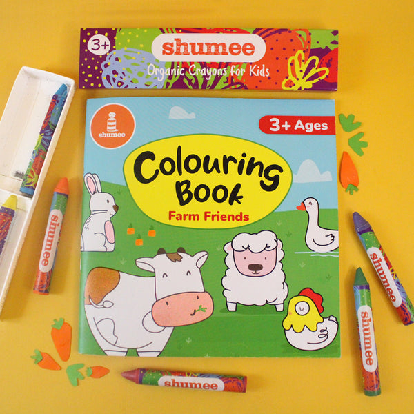 Farm Friends DIY Box and Coloring book (3-8 years)