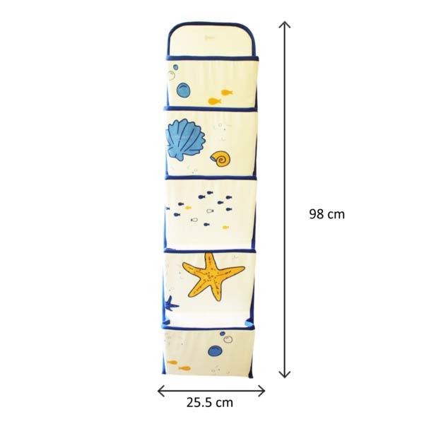 Shells and Stars Wall Organizer - 0 Months+