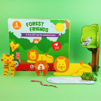 Forest Friends DIY box and Coloring book (3-8 years)