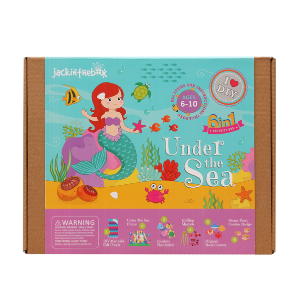 Under the Sea 6-in-1 DIY Craft Box - 5 Years+